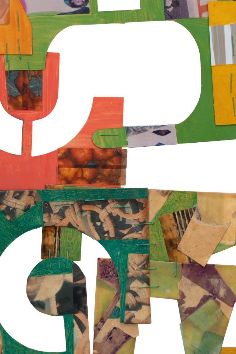 Original Abstract Mixed Media by Hollie Heller