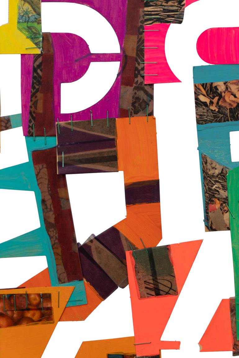 Original Abstract Mixed Media by Hollie Heller
