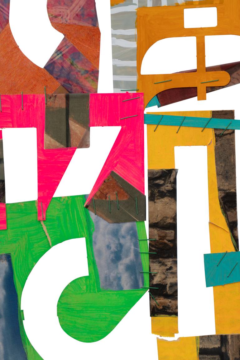 Original Abstract Mixed Media by Hollie Heller