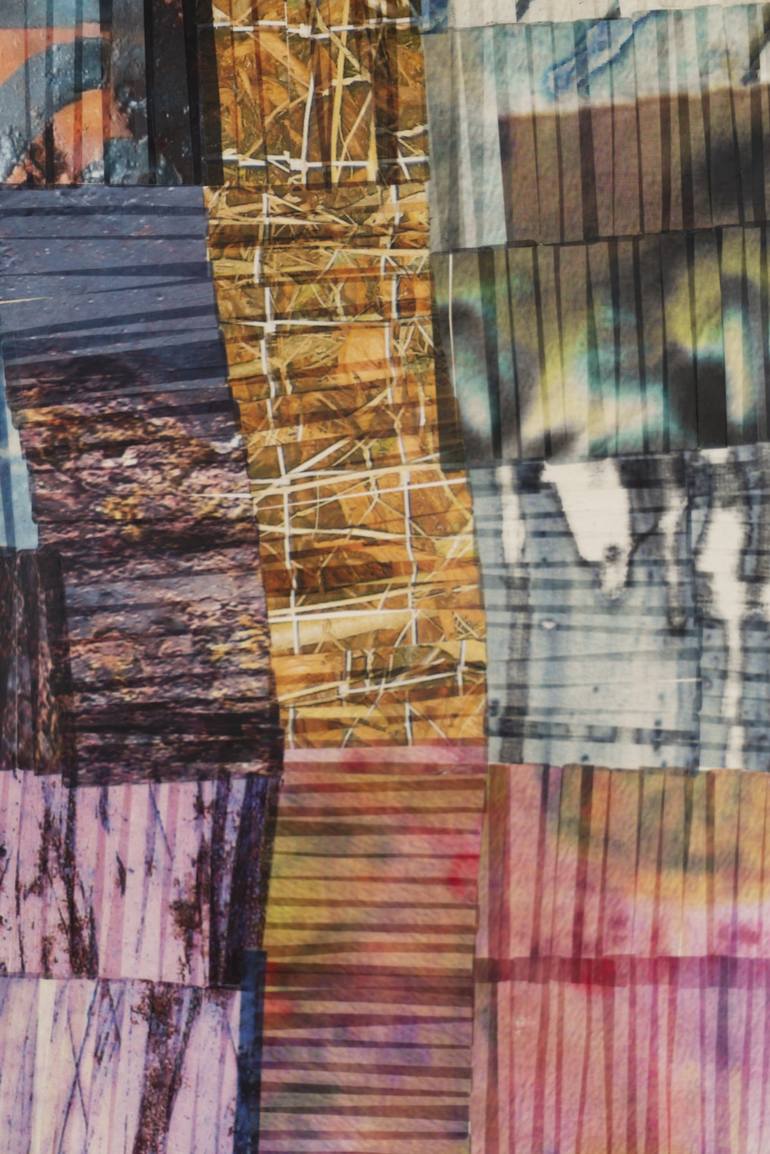Original Abstract Collage by Hollie Heller
