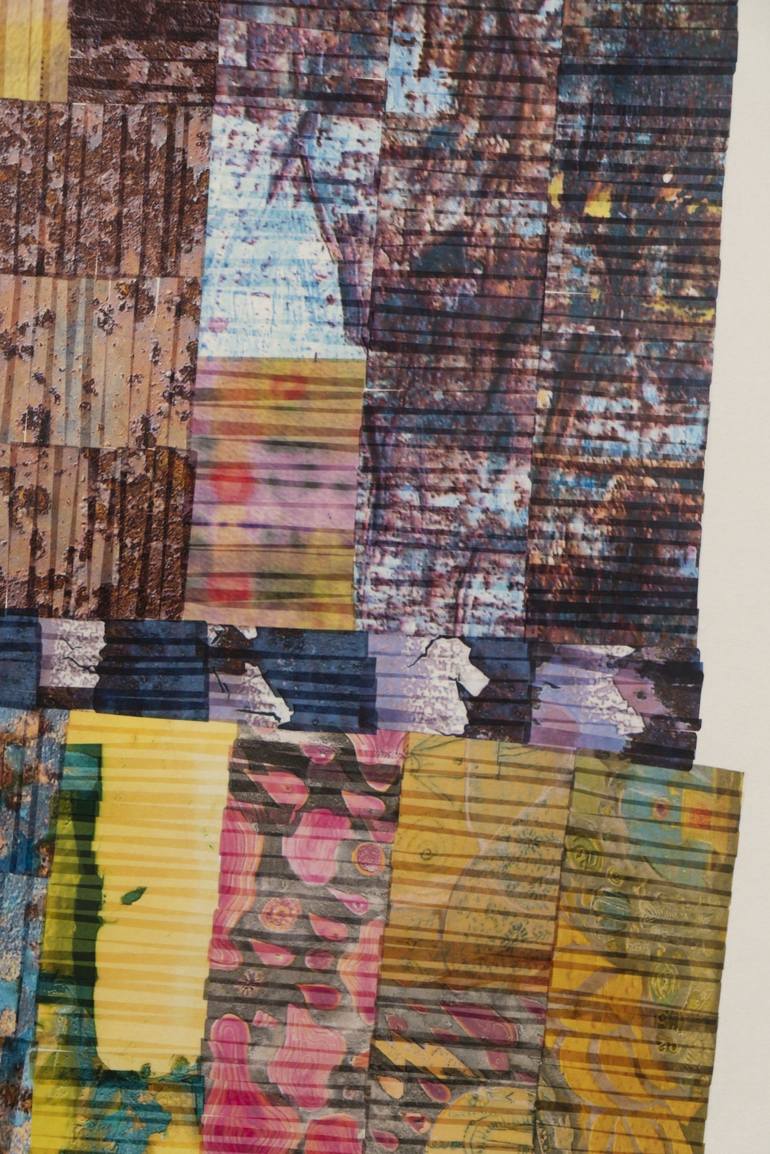 Original Abstract Collage by Hollie Heller
