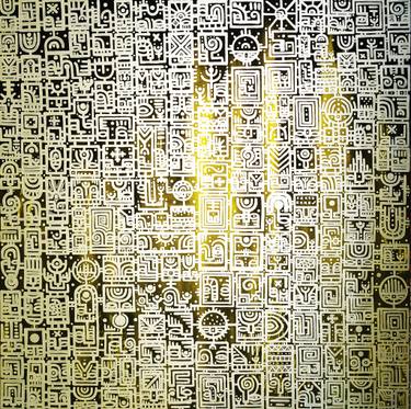 Original Symbolism People Painting by IlgıN Tanay