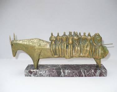 Original Cubism Animal Sculpture by David Hovhannisyan