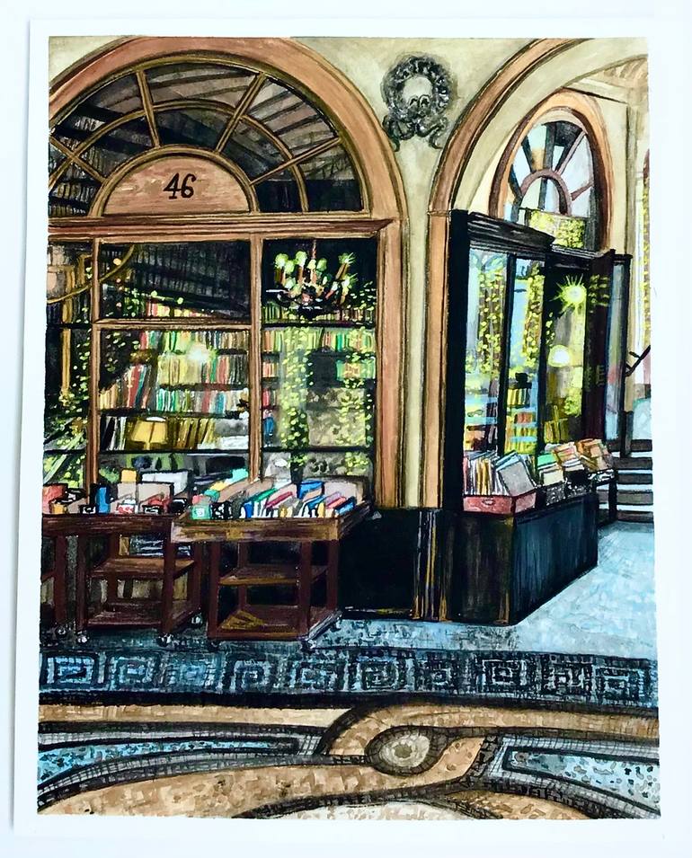 Original Impressionism Travel Painting by Elizabeth Commandeur