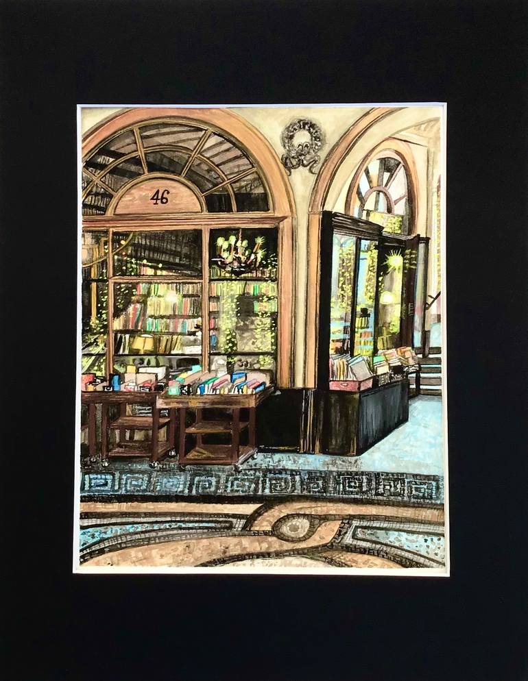 Original Impressionism Travel Painting by Elizabeth Commandeur