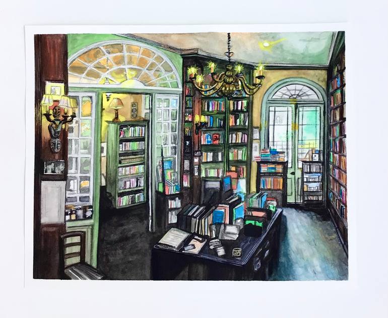 Original Impressionism Travel Painting by Elizabeth Commandeur