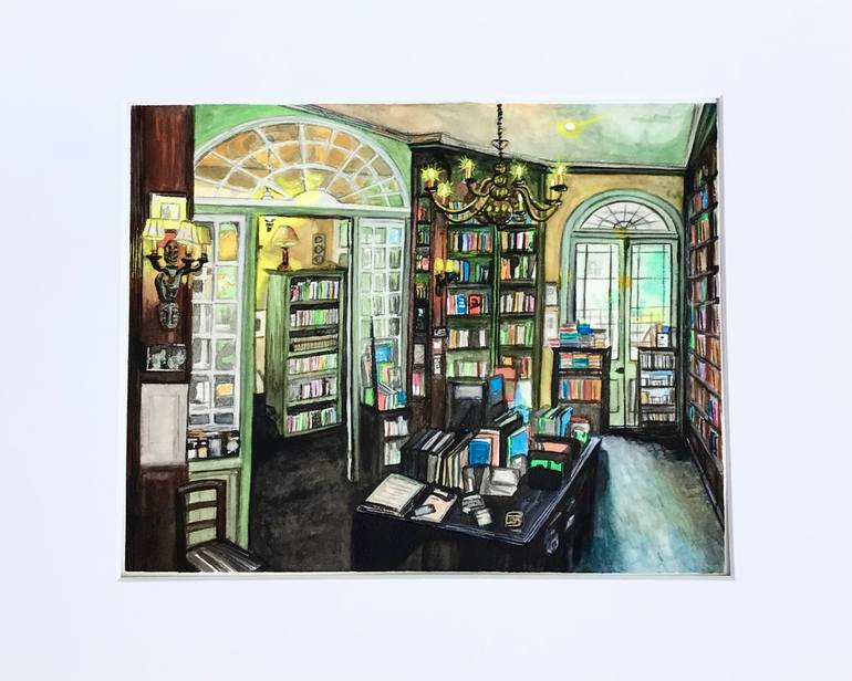 Original Impressionism Travel Painting by Elizabeth Commandeur