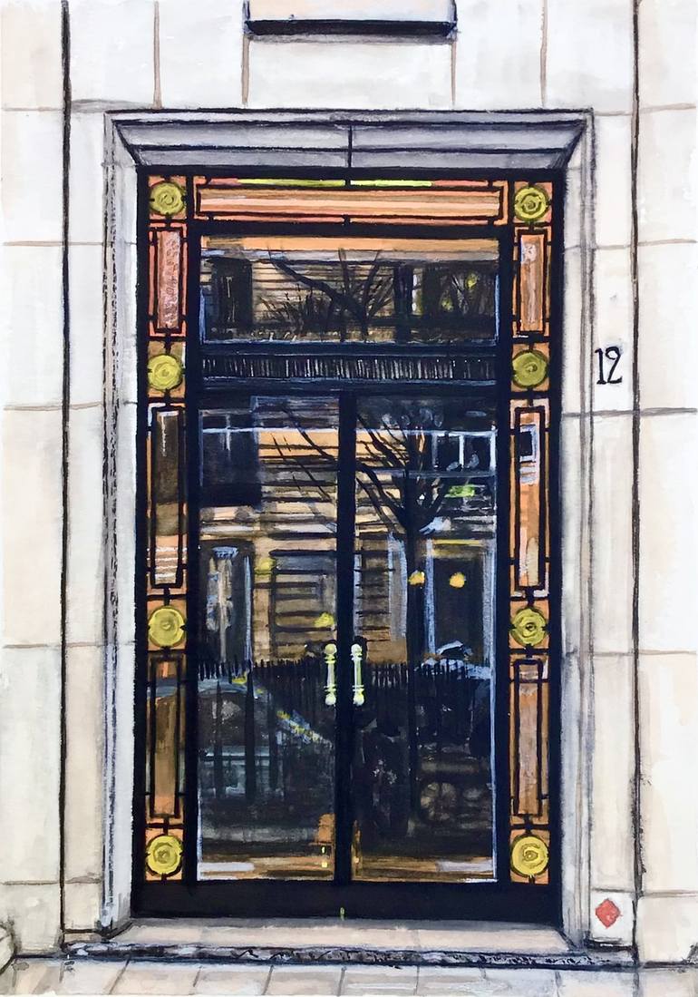 Original Impressionism Architecture Paintings by Elizabeth Commandeur