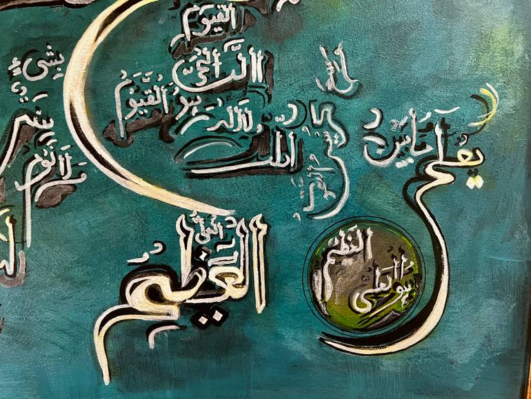 Original Abstract Expressionism Abstract Painting by Umme Haniya