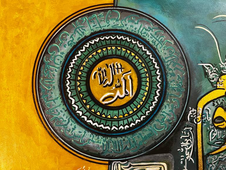 Original Abstract Expressionism Abstract Painting by Umme Haniya