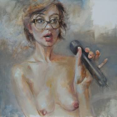 Original Expressionism People Painting by Wenhan Yu