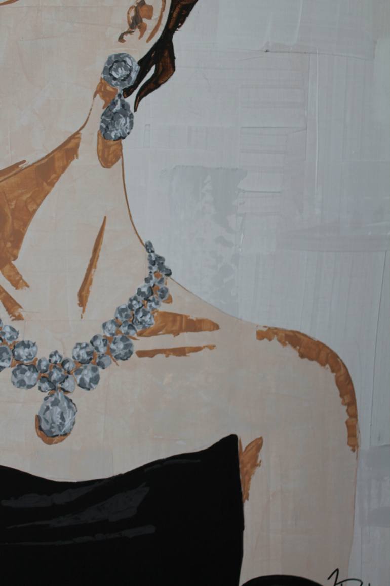 Original Abstract Women Painting by Jana Derksen