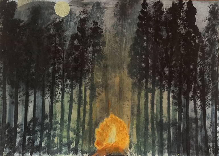 Original Abstract Nature Painting by Swati Tungariya