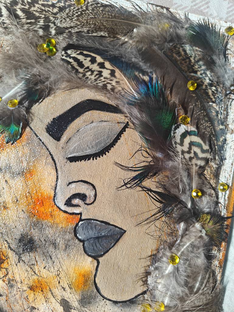 Original Abstract Expressionism Women Painting by Swati Tungariya