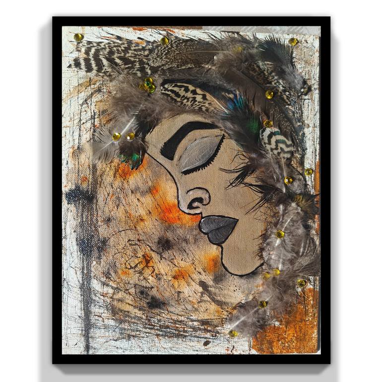 Original Abstract Expressionism Women Painting by Swati Tungariya