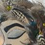Real feathers are used