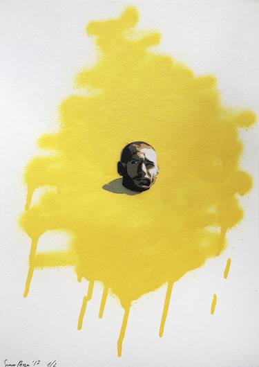 Original Figurative People Printmaking by Slavaptrk Artist