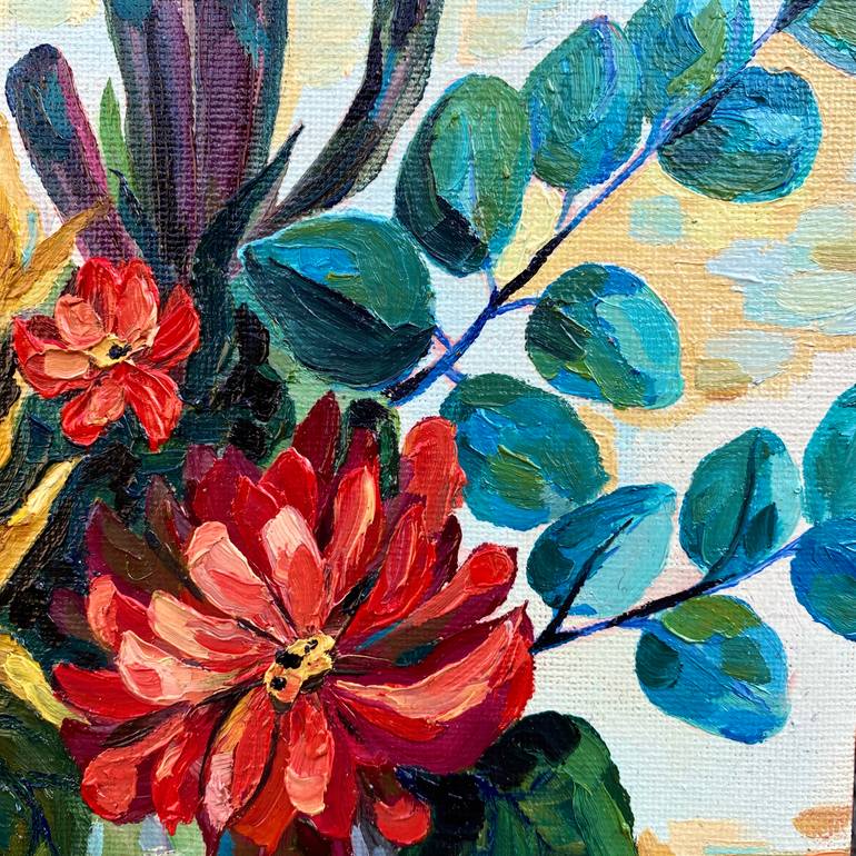 Original Impressionism Still Life Painting by Anastasiia Gorbunova