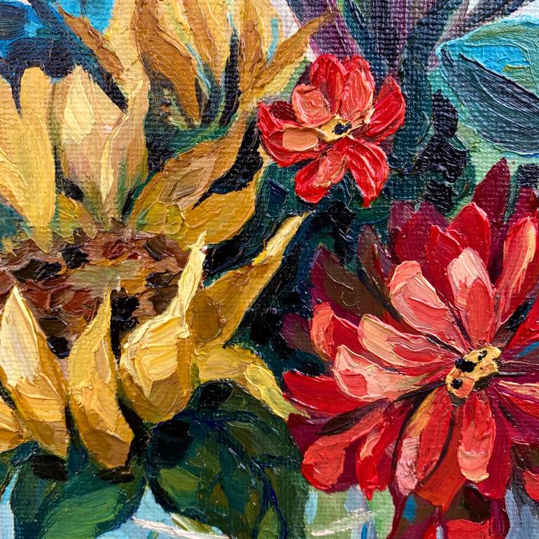 Original Impressionism Still Life Painting by Anastasiia Gorbunova
