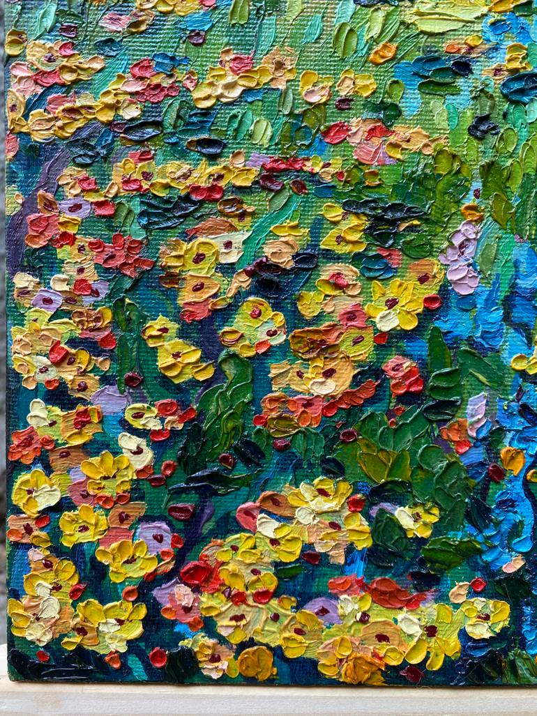 Original Impressionism Landscape Painting by Anastasiia Gorbunova