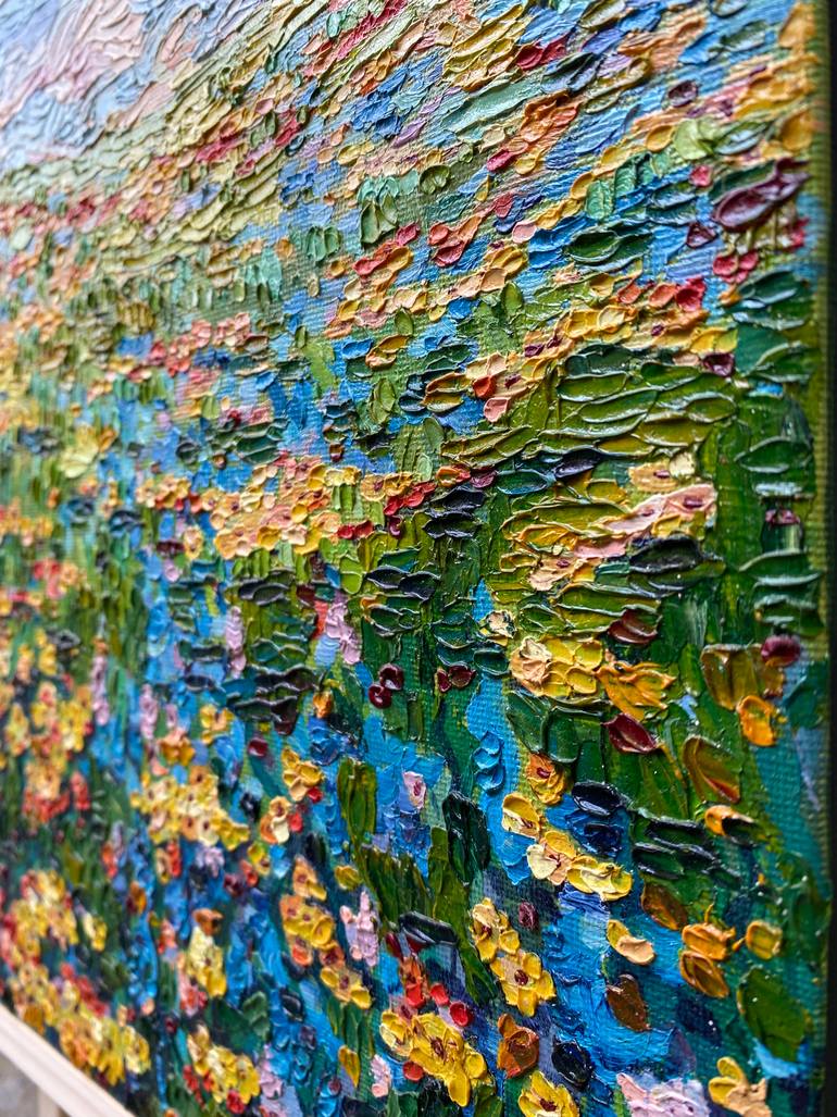 Original Impressionism Landscape Painting by Anastasiia Gorbunova