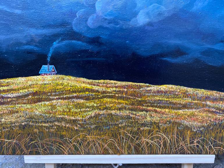 Original Impressionism Landscape Painting by Anastasiia Gorbunova