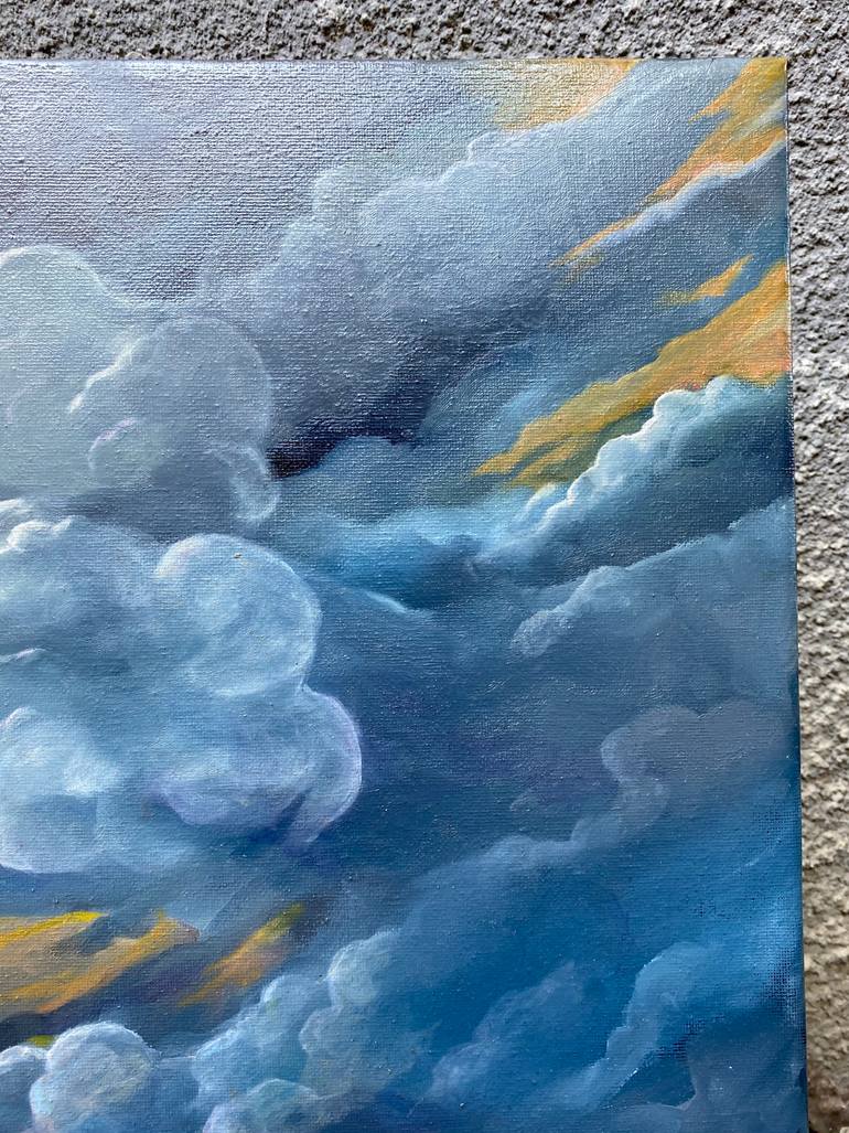 Original Impressionism Landscape Painting by Anastasiia Gorbunova