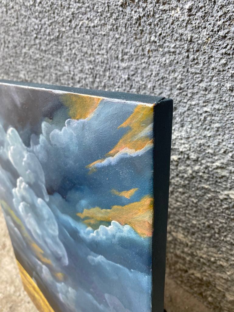 Original Impressionism Landscape Painting by Anastasiia Gorbunova