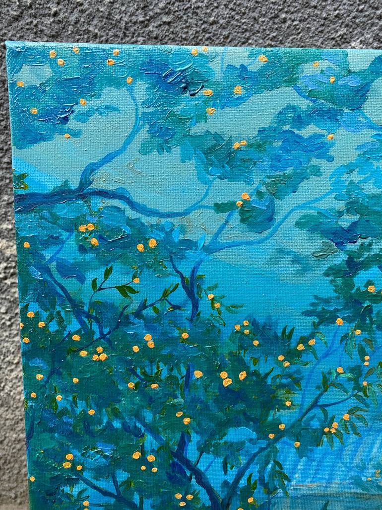 Original Impressionism Landscape Painting by Anastasiia Gorbunova
