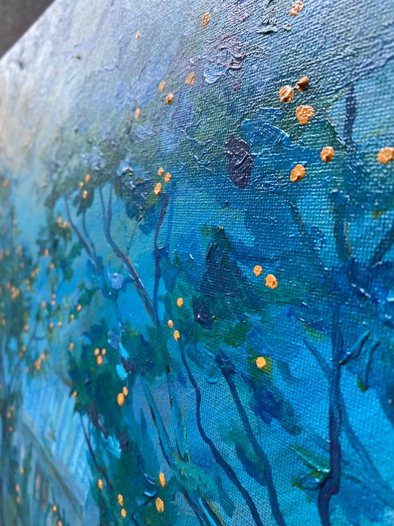 Original Impressionism Landscape Painting by Anastasiia Gorbunova
