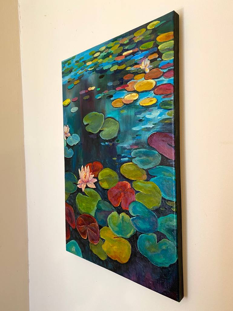 Original Impressionism Landscape Painting by Anastasiia Gorbunova