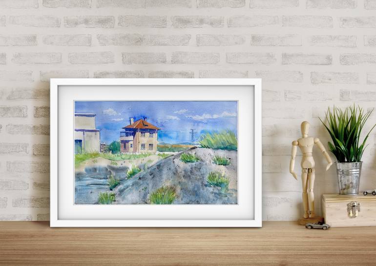 Original Color Field Painting Home Painting by Katerina Morozova