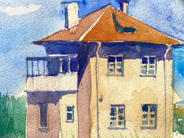 Original Color Field Painting Home Painting by Katerina Morozova