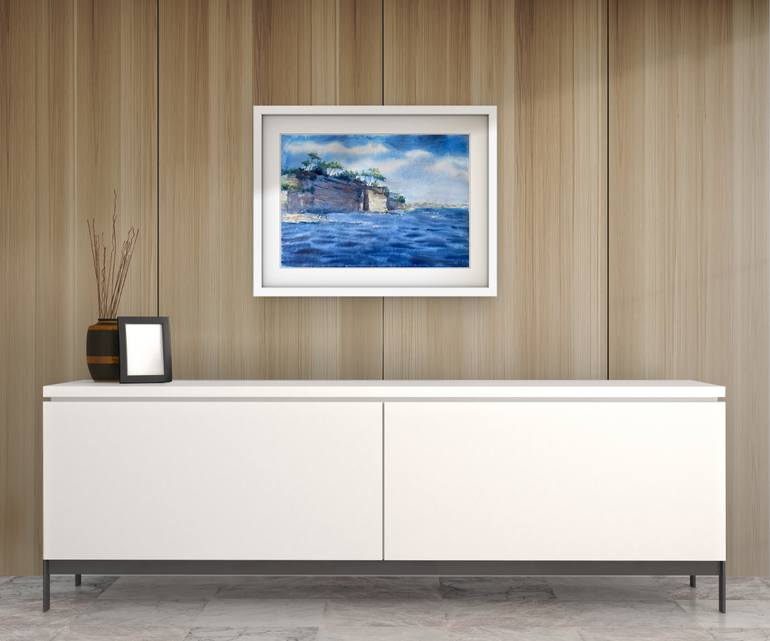 Original Impressionism Seascape Painting by Katerina Morozova