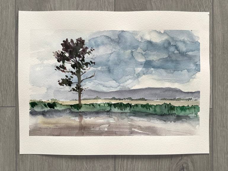 Original Impressionism Landscape Painting by Katerina Morozova