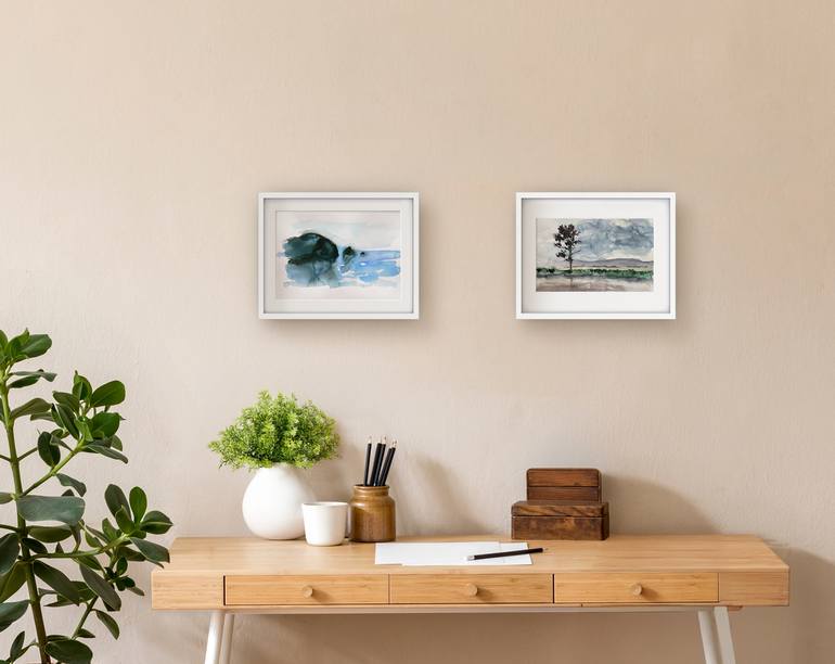 Original Impressionism Landscape Painting by Katerina Morozova