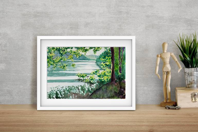Original Impressionism Landscape Painting by Katerina Morozova