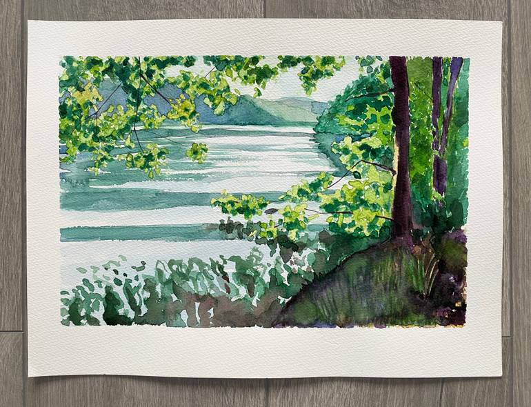 Original Impressionism Landscape Painting by Katerina Morozova