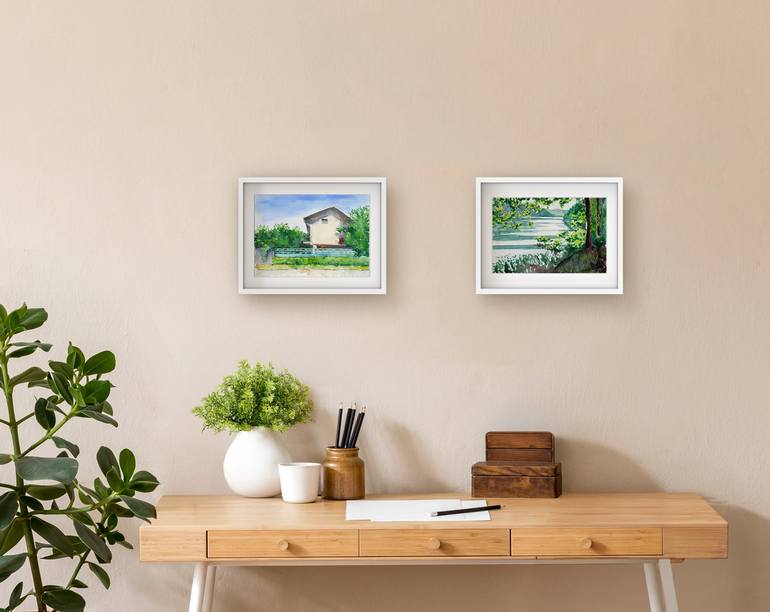 Original Impressionism Landscape Painting by Katerina Morozova