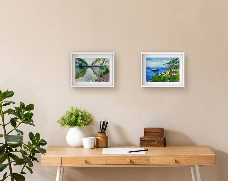 Original Impressionism Landscape Painting by Katerina Morozova