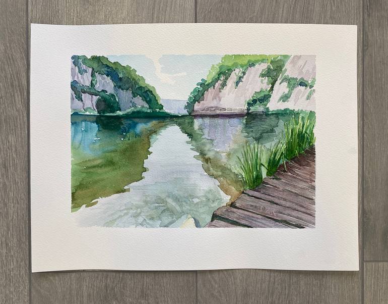 Original Impressionism Landscape Painting by Katerina Morozova