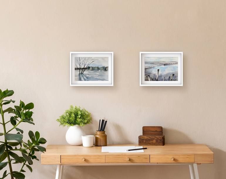 Original Impressionism Landscape Painting by Katerina Morozova