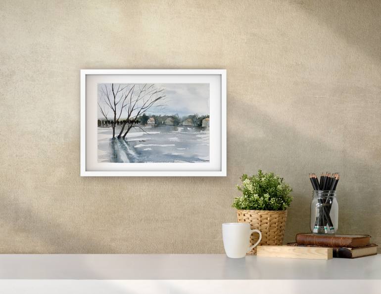 Original Impressionism Landscape Painting by Katerina Morozova