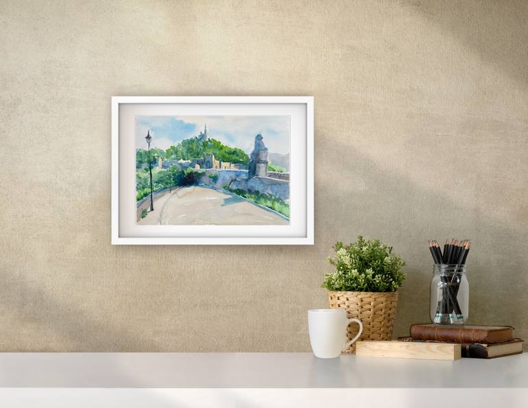 Original Realism Architecture Painting by Katerina Morozova