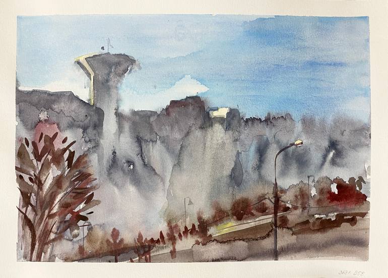Original Impressionism Landscape Painting by Katerina Morozova