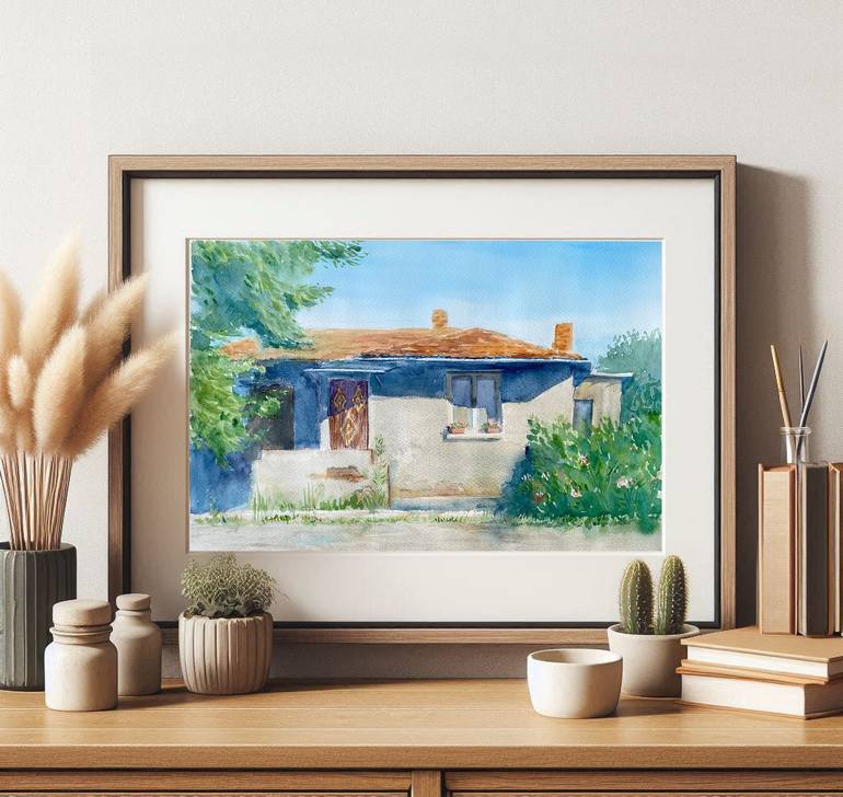 Original Impressionism Home Painting by Katerina Morozova