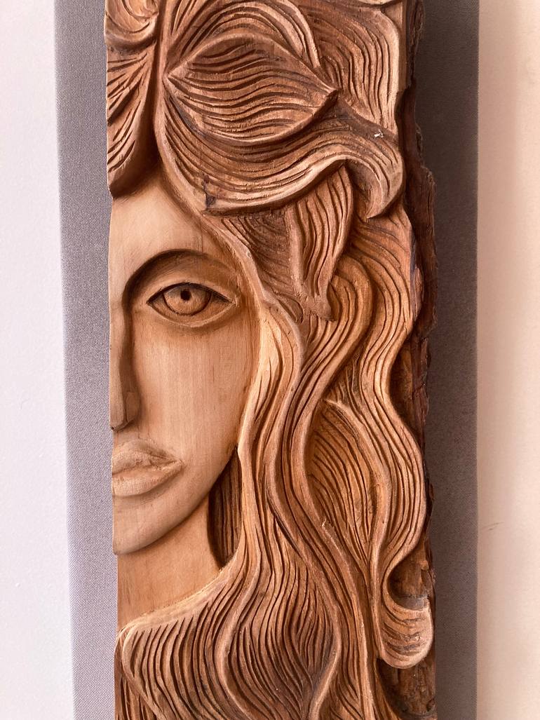 Original Folk Abstract Sculpture by Serhii Shcherban