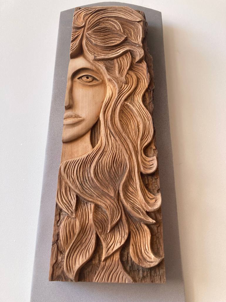 Original Folk Abstract Sculpture by Serhii Shcherban