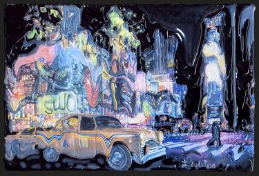 Original Digital Art Cities Mixed Media by Tommy Bonicelli