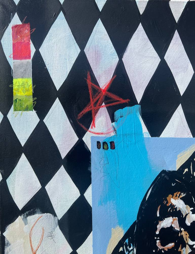 Original Pop Art Abstract Painting by Aidan Thomson